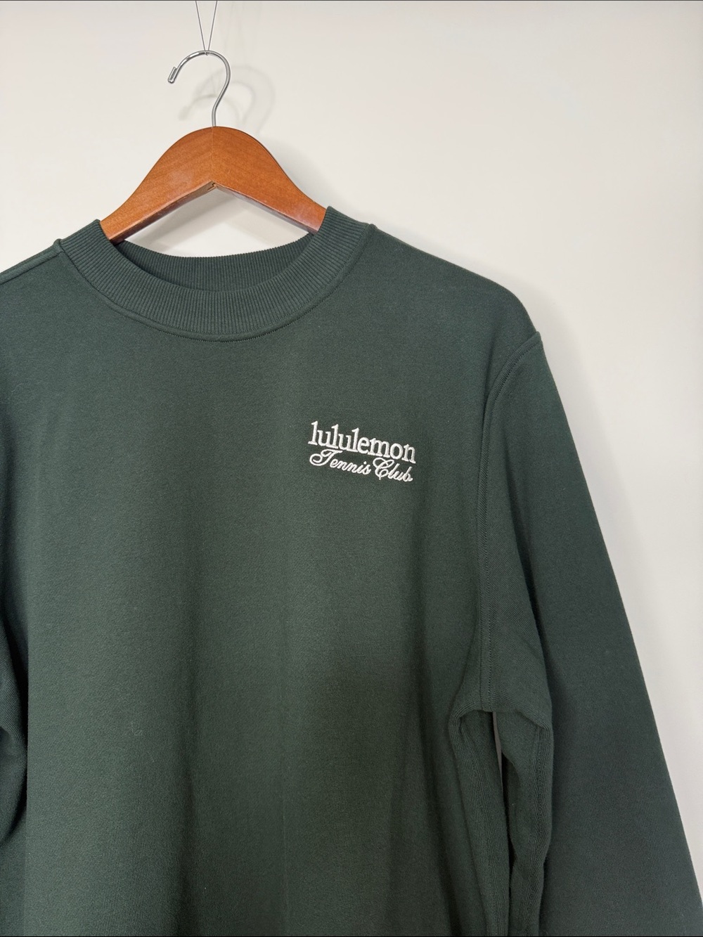 NWT Lululemon Cotton French Terry Crewneck - Tennis Club XL - Picture 5 of 9